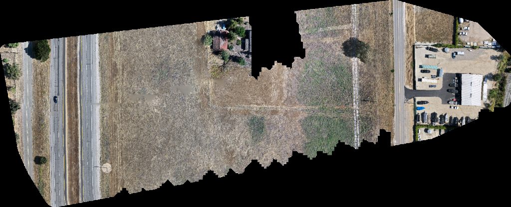 Drone map of Independent Propane Service Truck Center in central coast Aerial drone map in Paso Robles, Ca, US