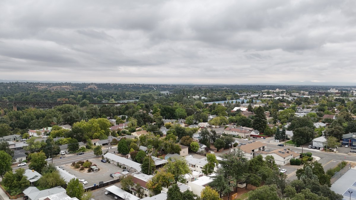 Drone 3d model of Cooperative Pre School The Keys in Sunset Aerial drone 3d model in Redding, Ca, US