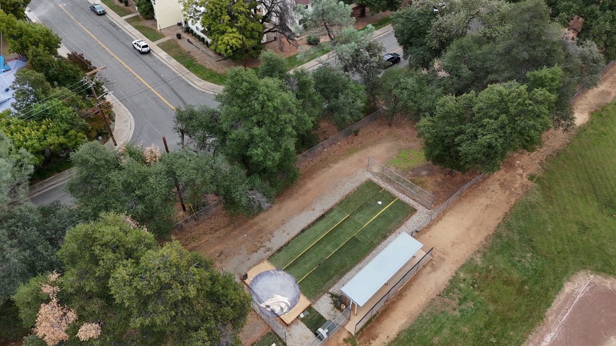 Drone 3d model of Cooperative Pre School The Keys in Sunset Aerial drone 3d model in Redding, Ca, US