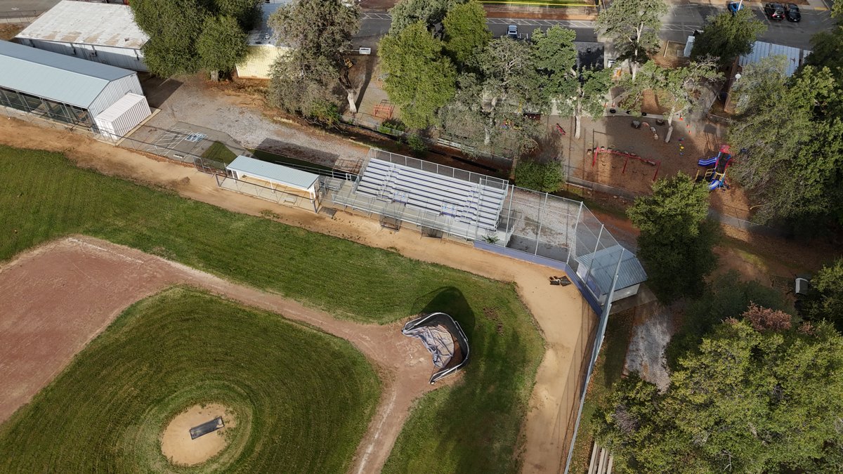 Drone 3d model of Cooperative Pre School The Keys in Sunset Aerial drone 3d model in Redding, Ca, US