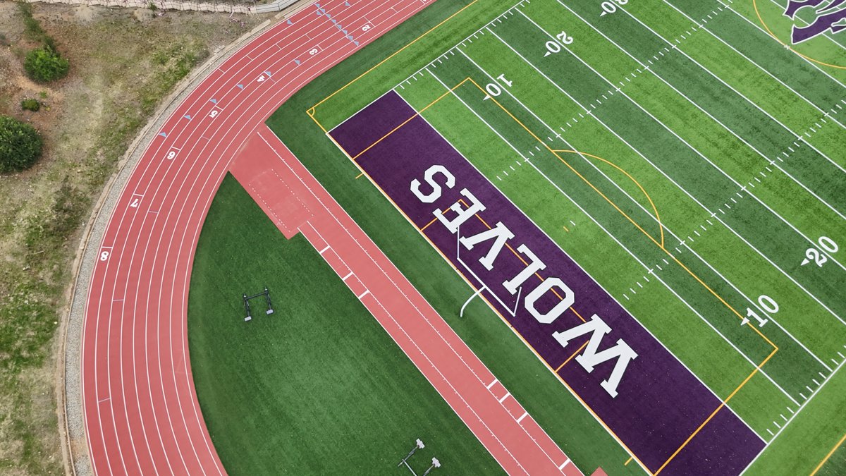 Drone 3d model of Shasta High School Athletic Field American Football in Sunset Aerial drone 3d model in Redding, Ca, US