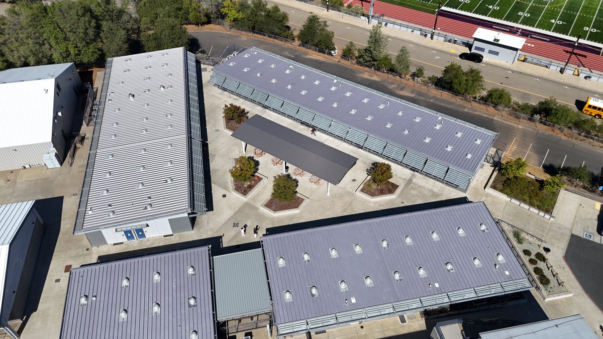 Drone 3d model of Shasta High School Athletic Field in Sunset Aerial drone 3d model in Redding, Ca, US