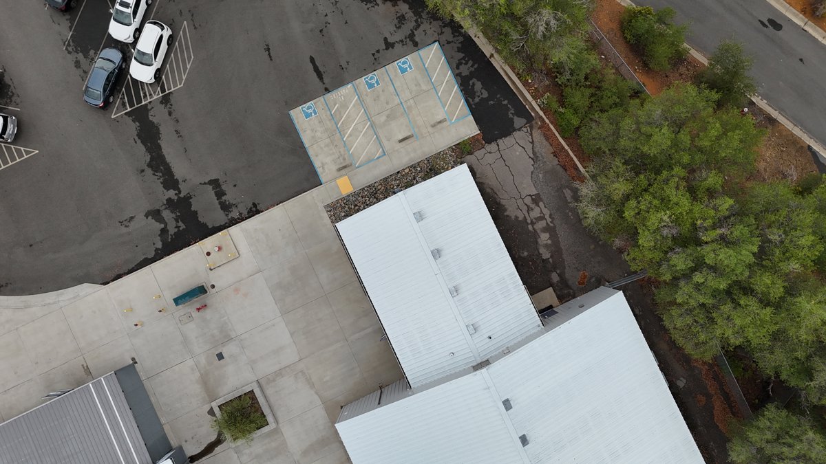 Drone 3d model of Shasta High School Pioneer in Sunset Aerial drone 3d model in Redding, Ca, US