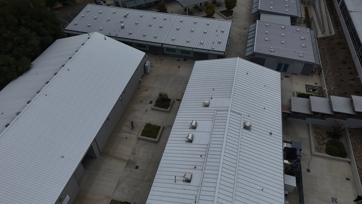 Drone 3d model of Shasta High School Pioneer in Sunset Aerial drone 3d model in Redding, Ca, US