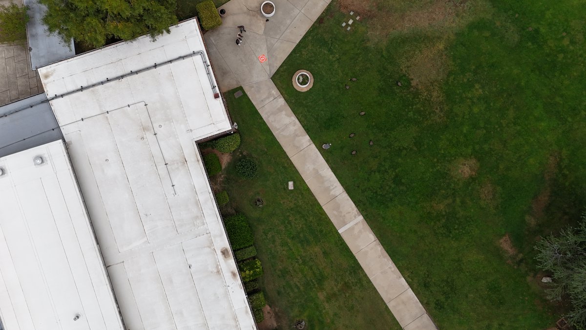 Drone 3d model of Shasta High School Warreb Yvette in Sunset Aerial drone 3d model in Redding, Ca, US