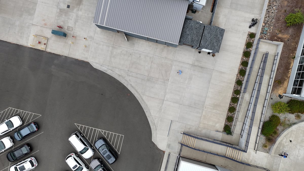 Drone 3d model of Shasta High School Youth Family Programs County Foster Care in Sunset Aerial drone 3d model in Redding, Ca, US