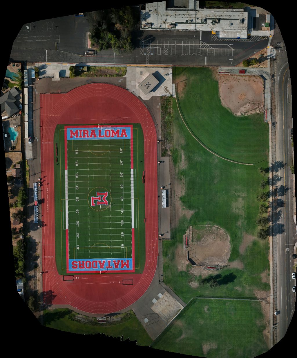 Thumbnail preview for Drone Map of Mira Loma Black Box Theatre Schneegas Trucking in Sacramento, California, United States