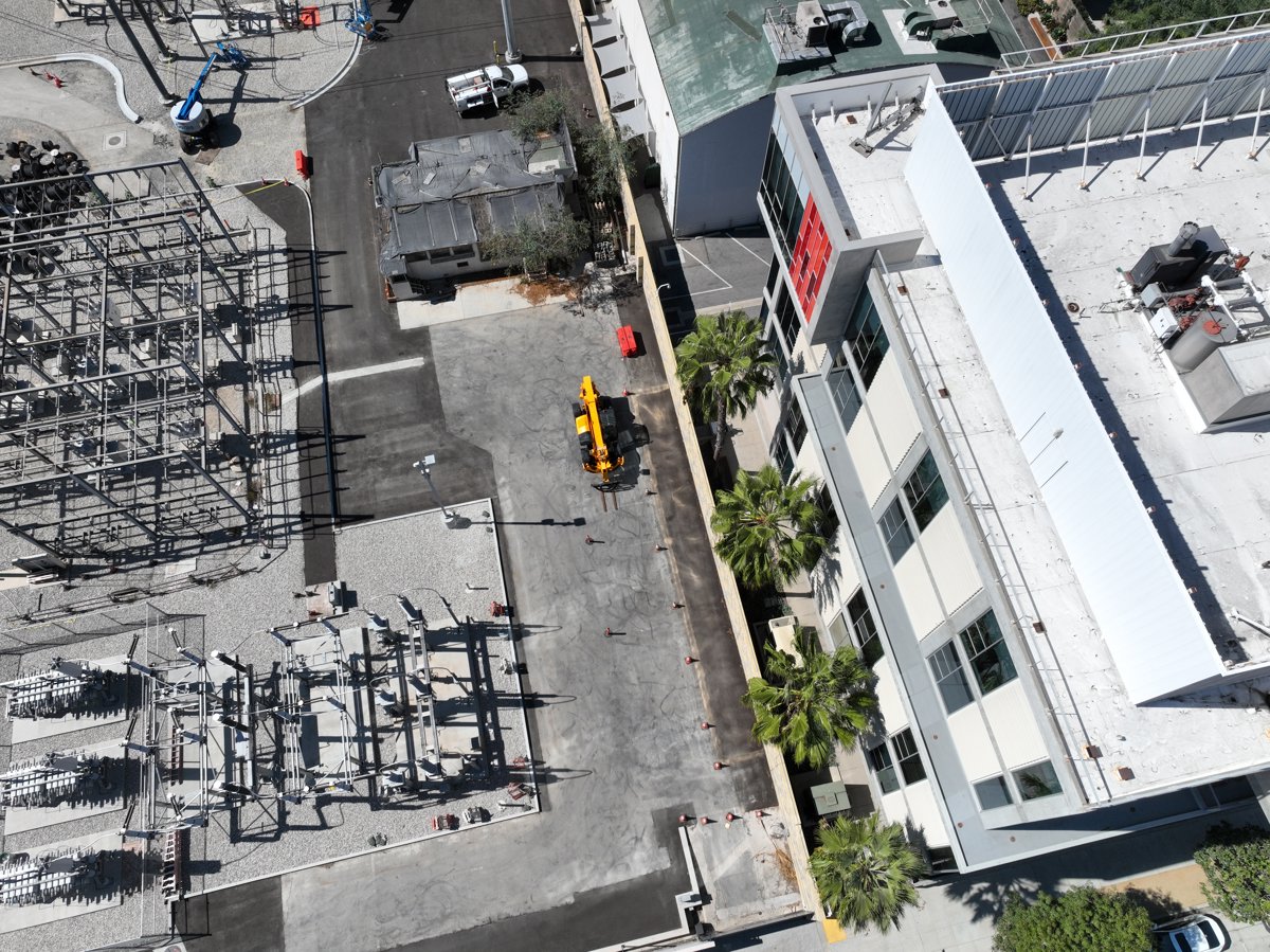 Drone 3d model of Dr Jennifer Oeding PhD Alicia Burke is now RAMOS in Central LA Aerial drone 3d model in West Hollywood, Ca, US