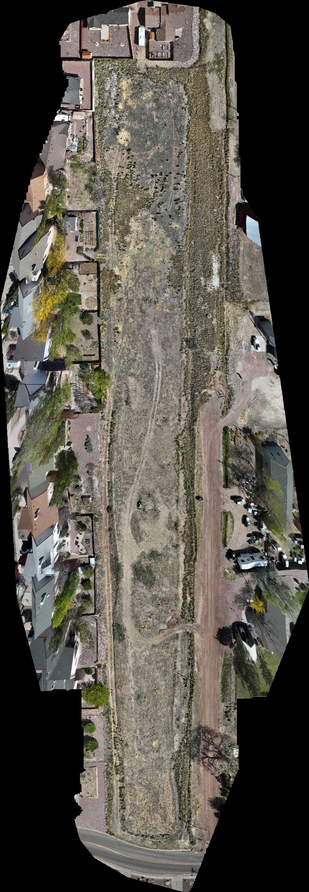 Drone map of Mountain Vista Apartments Big Blondy Freelance Model in canon city co Aerial drone map in Cañon City, Co, US