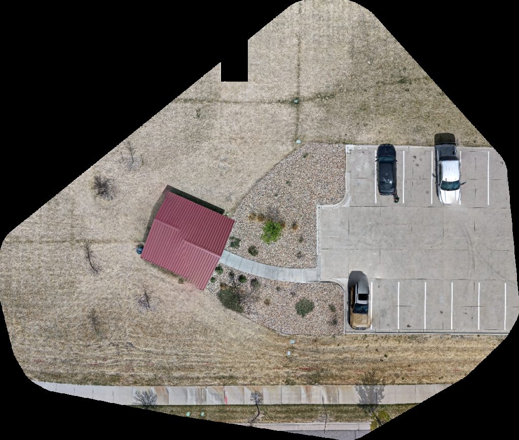 Drone map of Prana Park The Learning Experience in public rd viridian Aerial drone map in Lafayette, Co, US