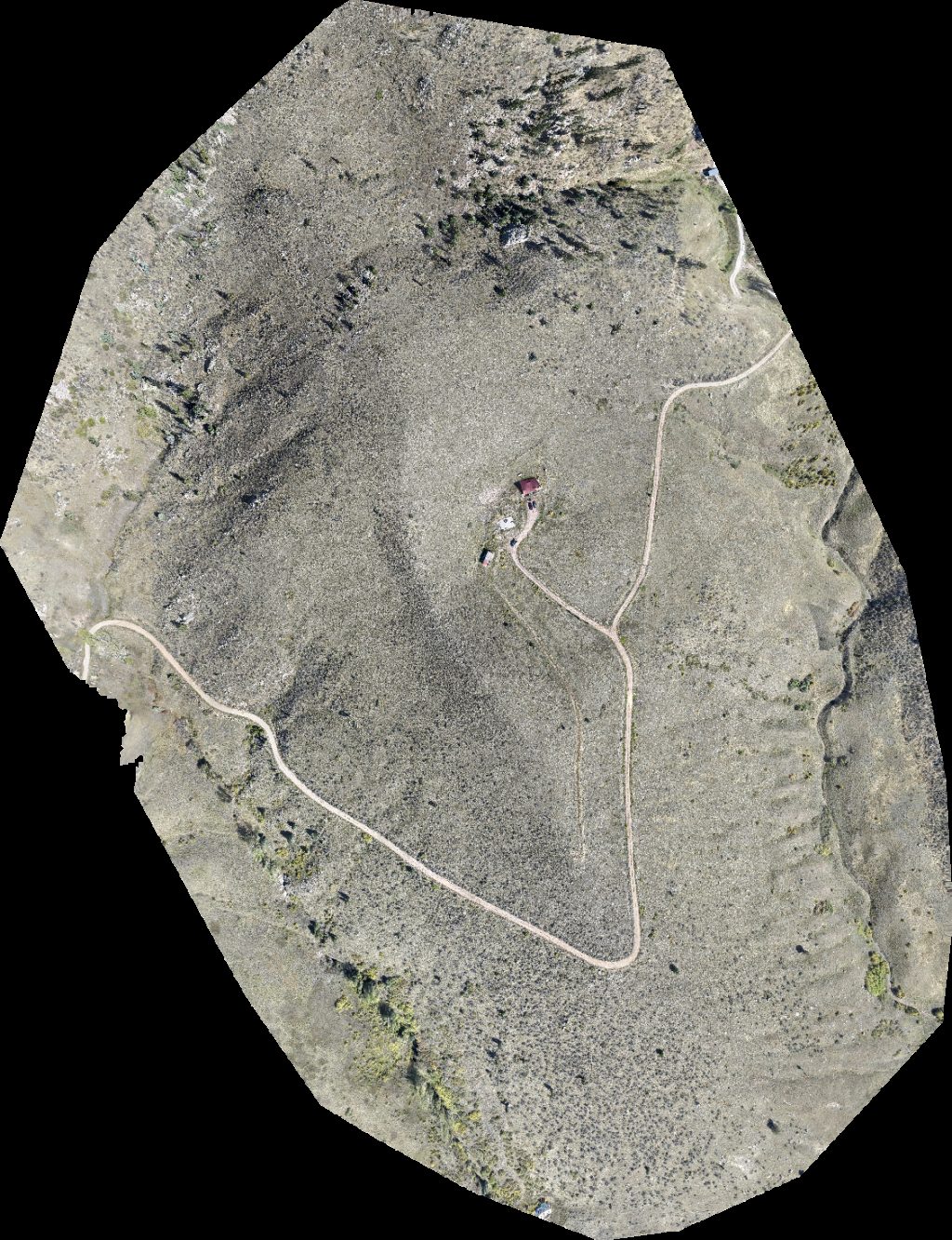 Drone map of Northern Colorado Llamas Harvey Homestead in continental west realty Aerial drone map in Livermore, Co, US