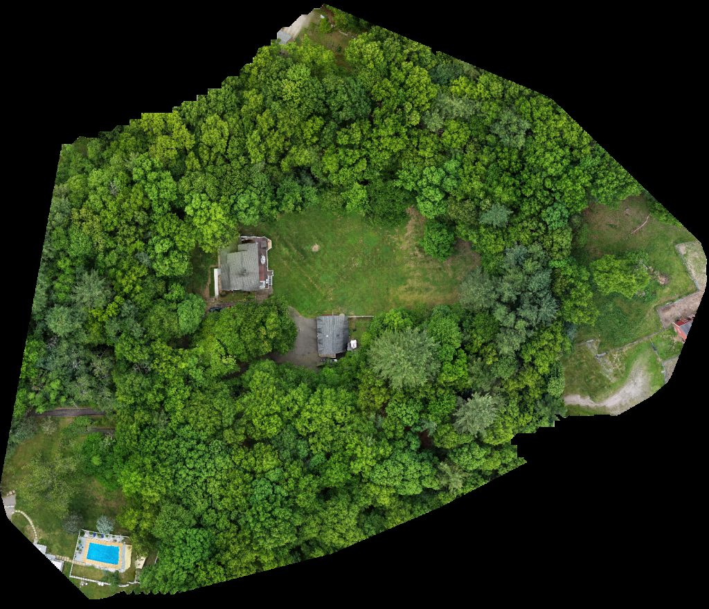 Drone map of Comer Greak Financial Consultants Steadman Christmas Tree Farm in greater hartford Aerial drone map in New Hartford, Ct, US