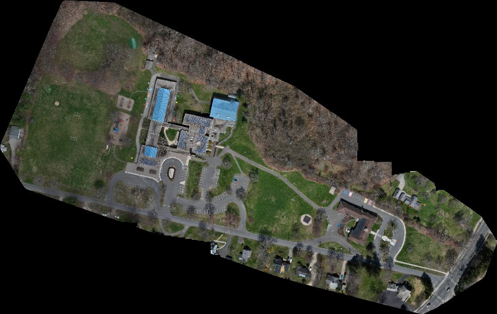 Drone map of Central School Extras in Lakeville Aerial drone map in Salisbury, Ct, US