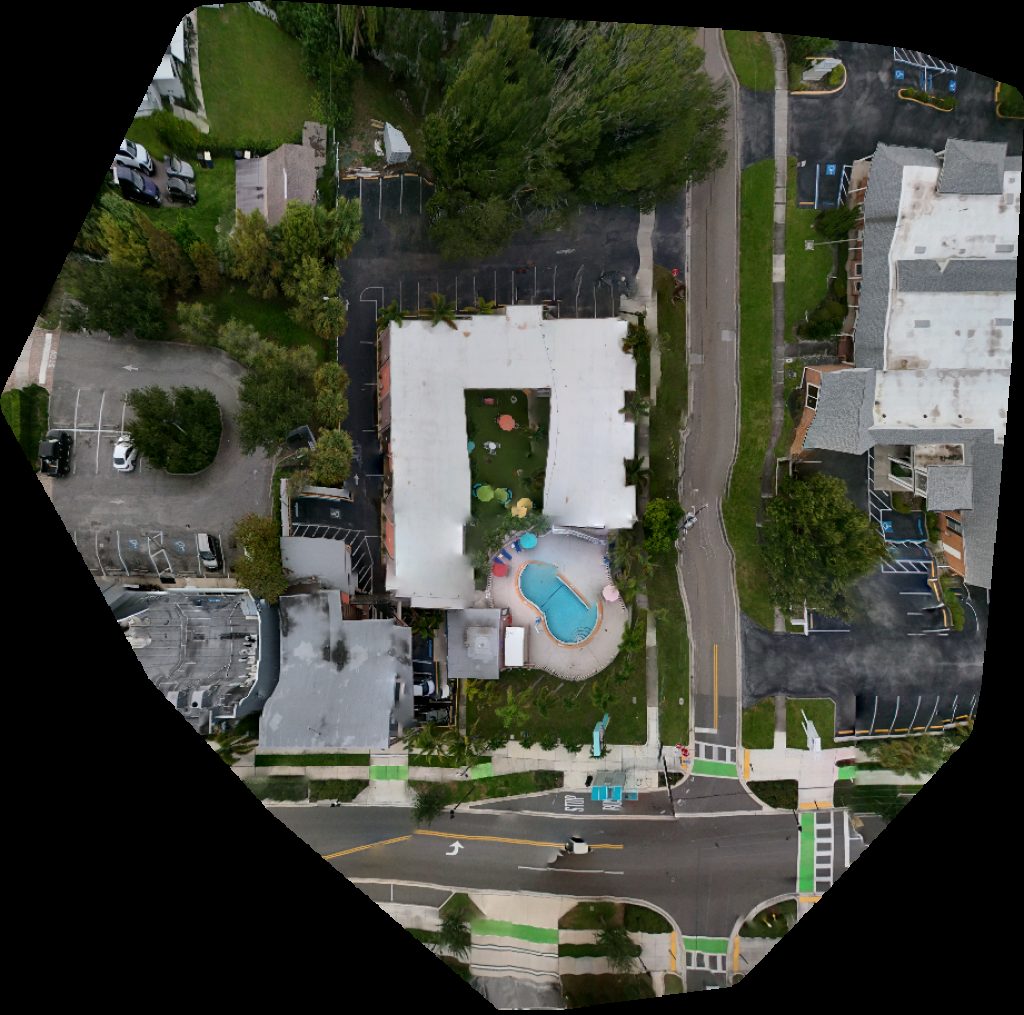 Thumbnail preview for Drone Map of Mr Spins Laundromat Cleveland St Lady Mary Dr N in Clearwater, Florida, United States
