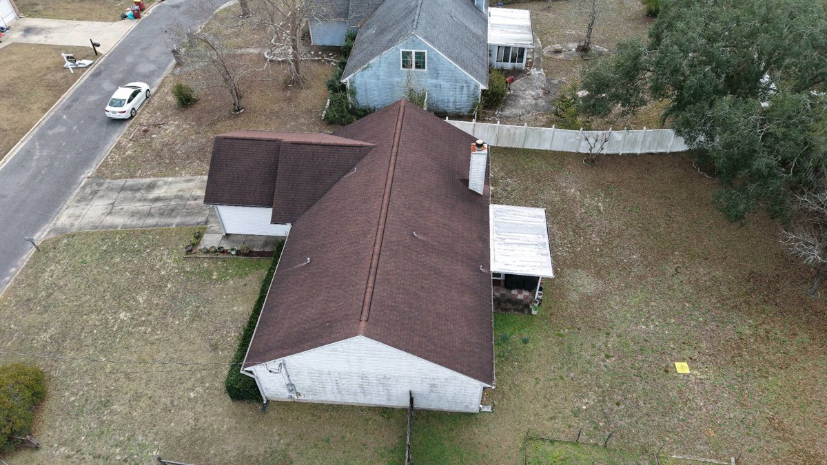 Drone 3d model of Oak Terrace Estates Walmart Deli in walmart home Aerial drone 3d model in Crestview, Fl, US