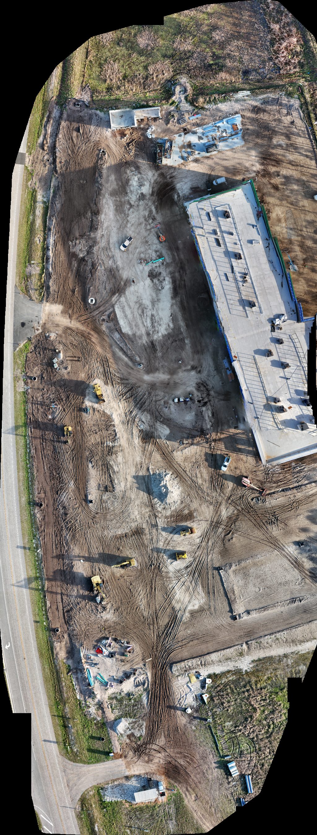 Drone map of Subaru of Parts Department Service Center in subaru of daytona Aerial drone map in Daytona Beach, Fl, US