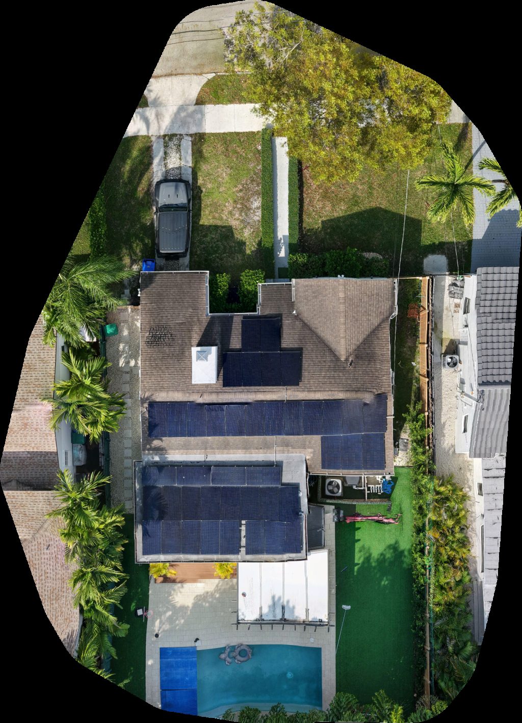 Drone map of Model Pet Photography Paula Feli in Coral Way Aerial drone map in Miami, Fl, US