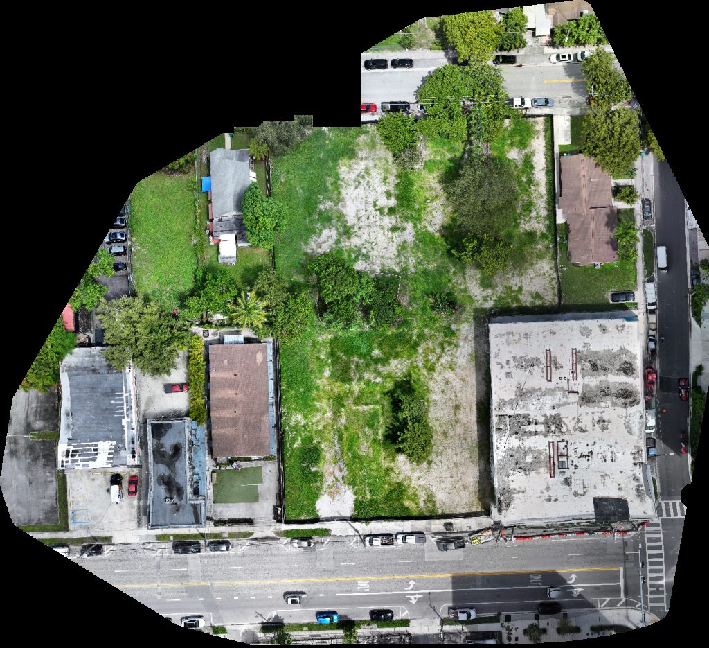 Drone map of PodGo Portables ASHLEYCOLLINGTONCO in Wynwood Art District Aerial drone map in Miami, Fl, US