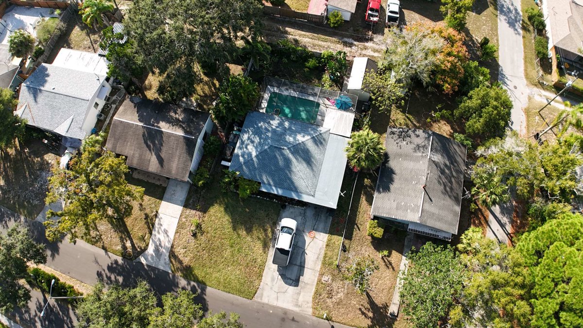 Drone 3d model of Top Kids Bilingual Preschool Kaduk Theodore DDS in madison st central Aerial drone 3d model in New Port Richey, Fl, US