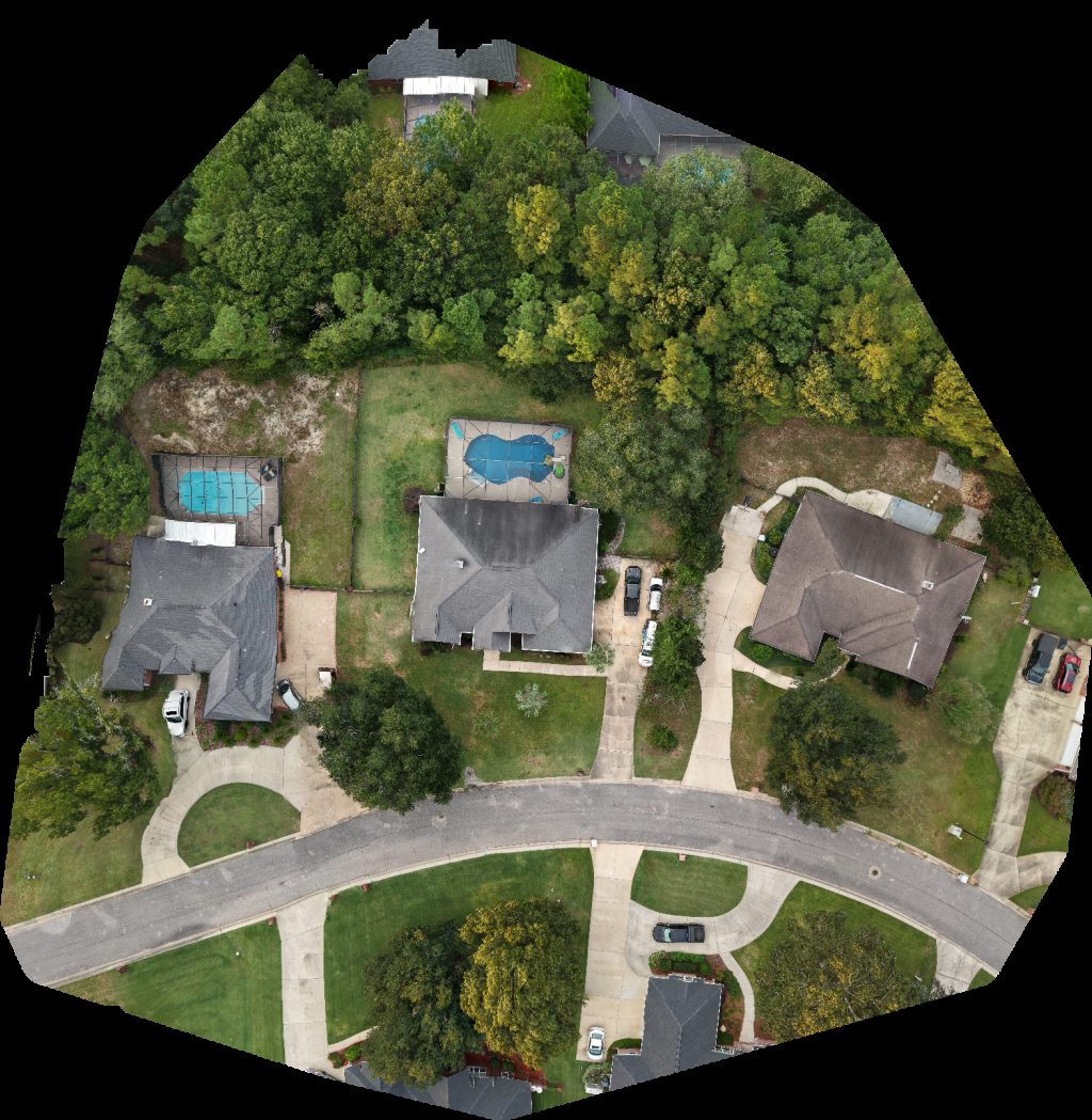 Drone map of Hole Seven Cherian Joseph M MD in santa rosa medical Aerial drone map in Pace, Fl, US