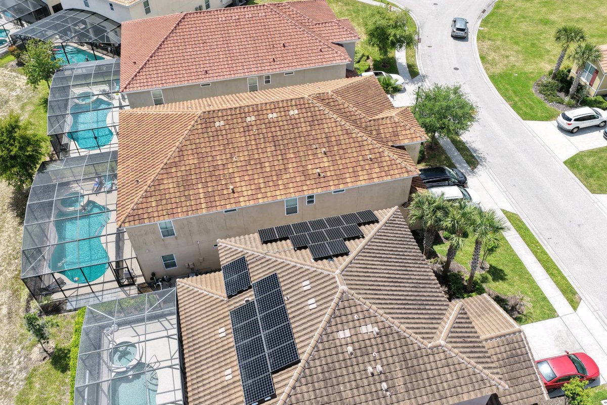 Drone 3d model of Poolside Paradise Modern 6 Bed 5 Bath Villa Solterra Resort Conservation Views in solterra resort Aerial drone 3d model in Polk County, Fl, US