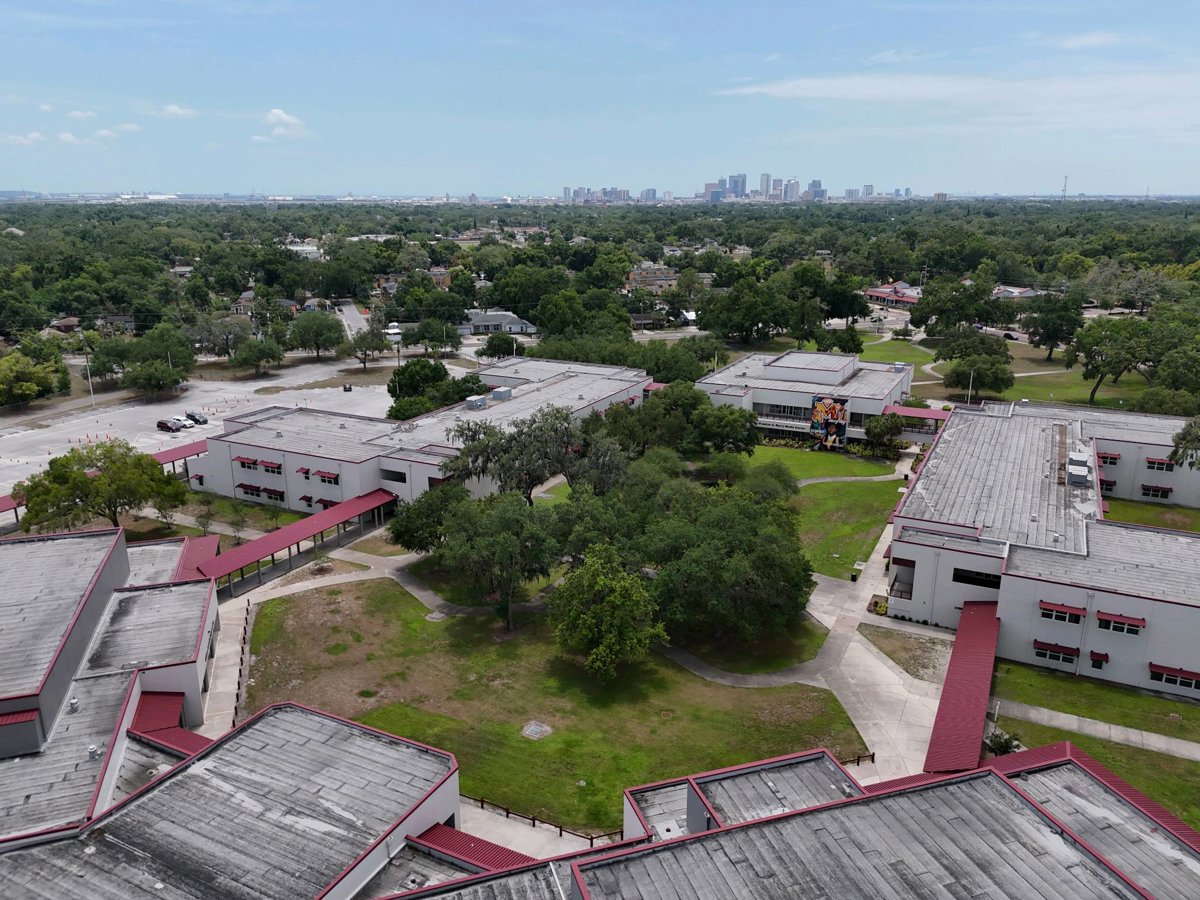 Drone 3d model of Middleton High School Cafeteria in Belmont Heights Aerial drone 3d model in Tampa, Fl, US