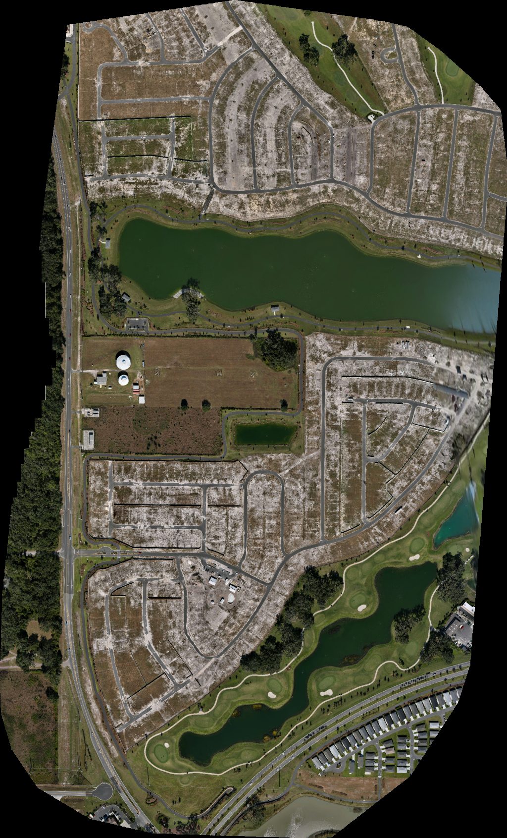 Drone map of The Villages Public Safety Fire Station 48 BOP RRM Orlando in the villages Aerial drone map in Wildwood, Fl, US