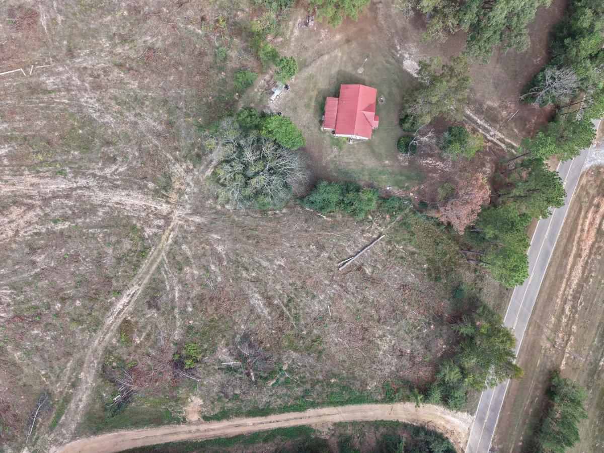 Drone 3d model of SWGA Mobile Mechanic LLC Saint Maryland Church in early county Aerial drone 3d model in Blakely, Ga, US