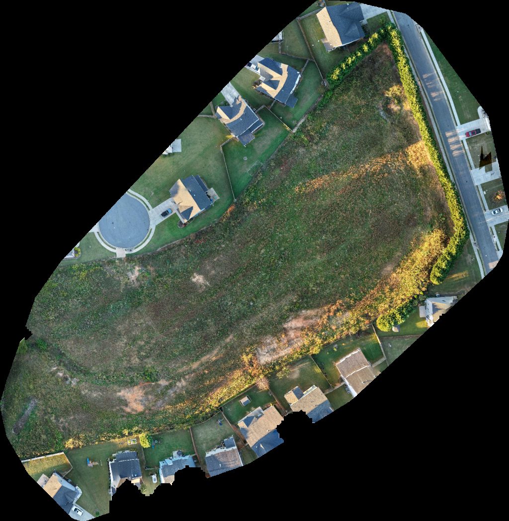 Drone map of MILW wiffle ball Georgia Lawn Pro in bartow county Aerial drone map in Cartersville, Ga, US