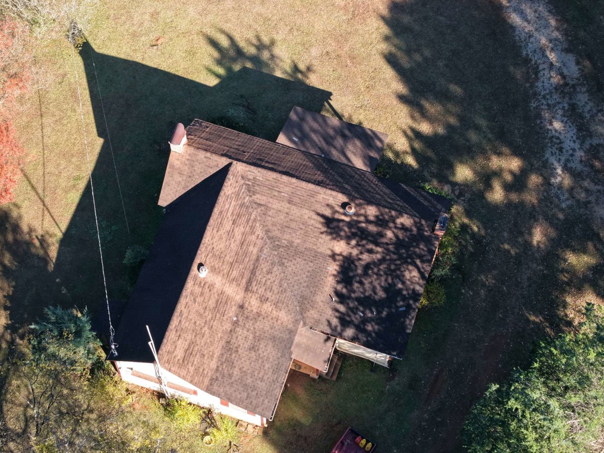 Drone 3d model of Oak Hill Roofing and Restoration The Lab Rats Ink Music Group in chapel hill Aerial drone 3d model in Douglasville, Ga, US