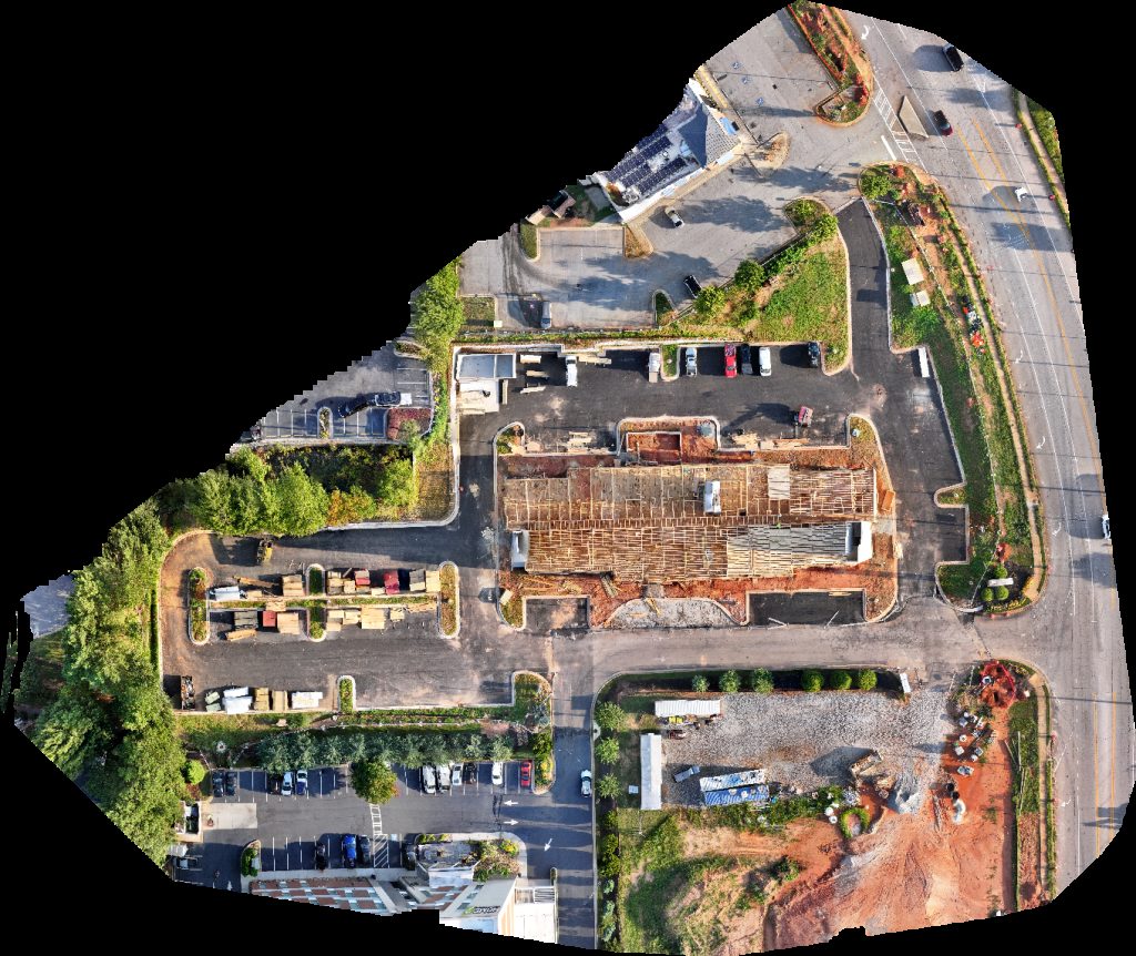 Thumbnail preview for Drone Map of Tesla Destination Charger Chargepoint Charging Station in Mcdonough, Georgia, United States