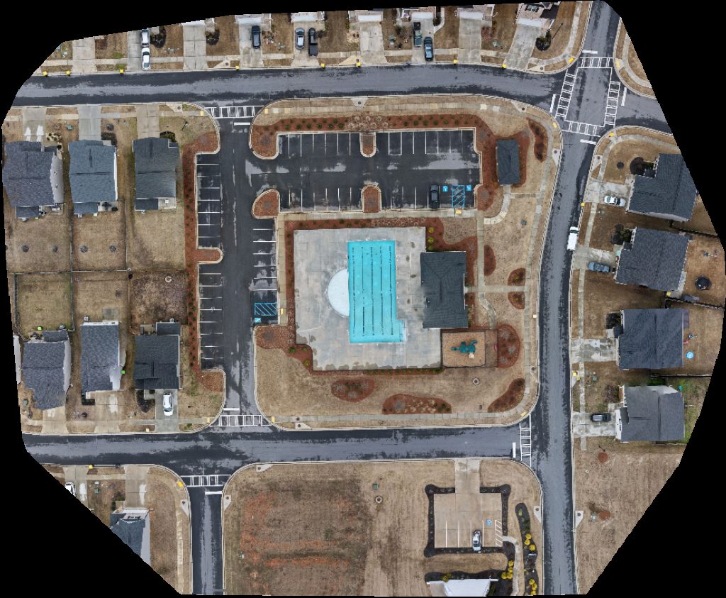 Drone map of Poplar Preserve 28 Cherry Tree Bnd in near piedmont Aerial drone map in Newnan, Ga, US