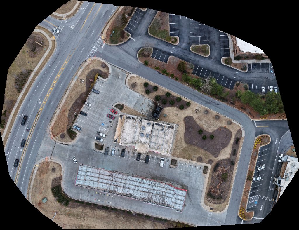 Drone map of RaceTrac Pediatric Dentistry of LLC Aerial drone map in Newnan, Ga, US