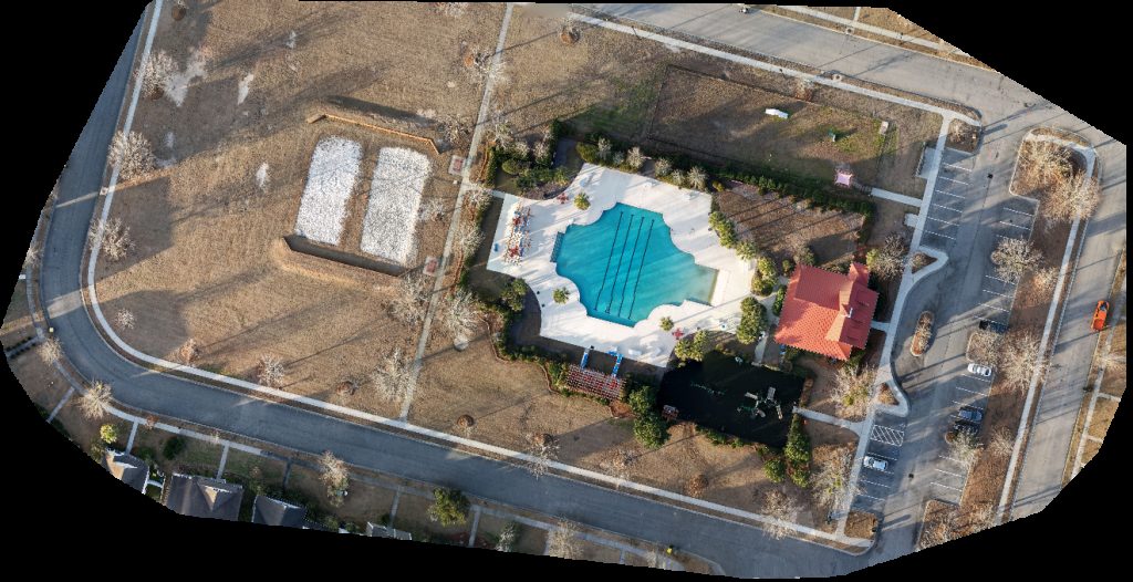 Drone map of Godley Park Swimming Pool Therapy Services LLC in godley park Aerial drone map in Pooler, Ga, US