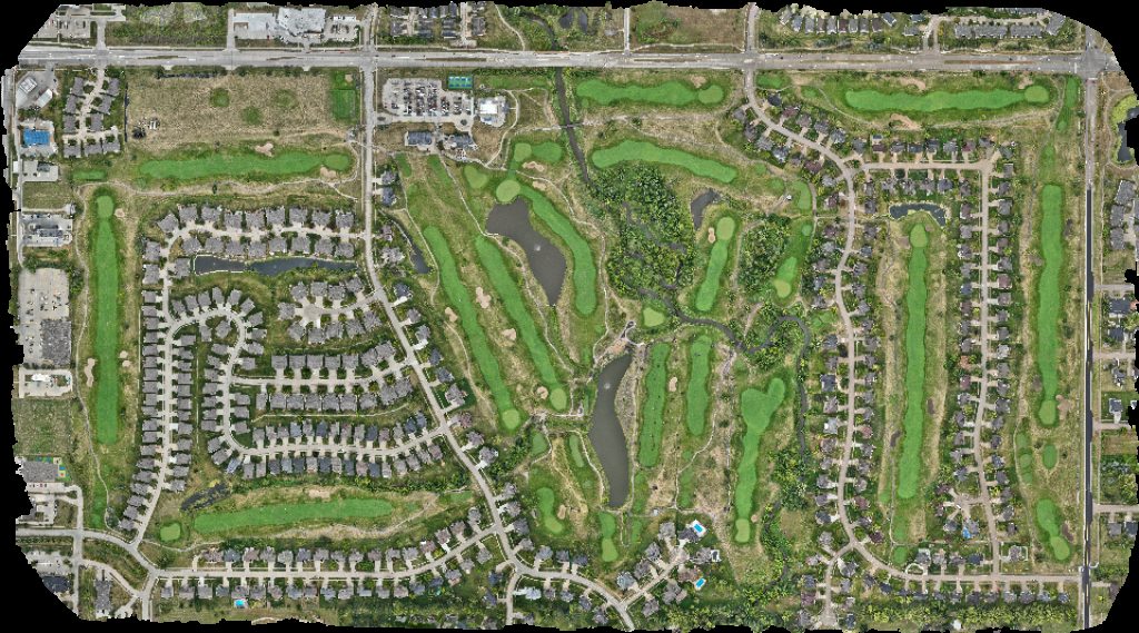 Drone map of Renaissance Park Good Boy Pet Services Aerial drone map in Ankeny, Ia, US