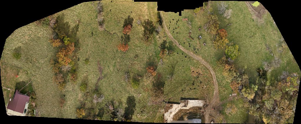 Drone map of Big Canoe Customs LLC Highland Hills Katahdins in bear creek Aerial drone map in Decorah, Ia, US