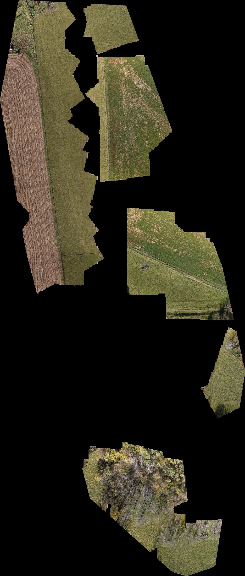 Drone map of Big Canoe Customs LLC Highland Hills Katahdins in bear creek Aerial drone map in Decorah, Ia, US