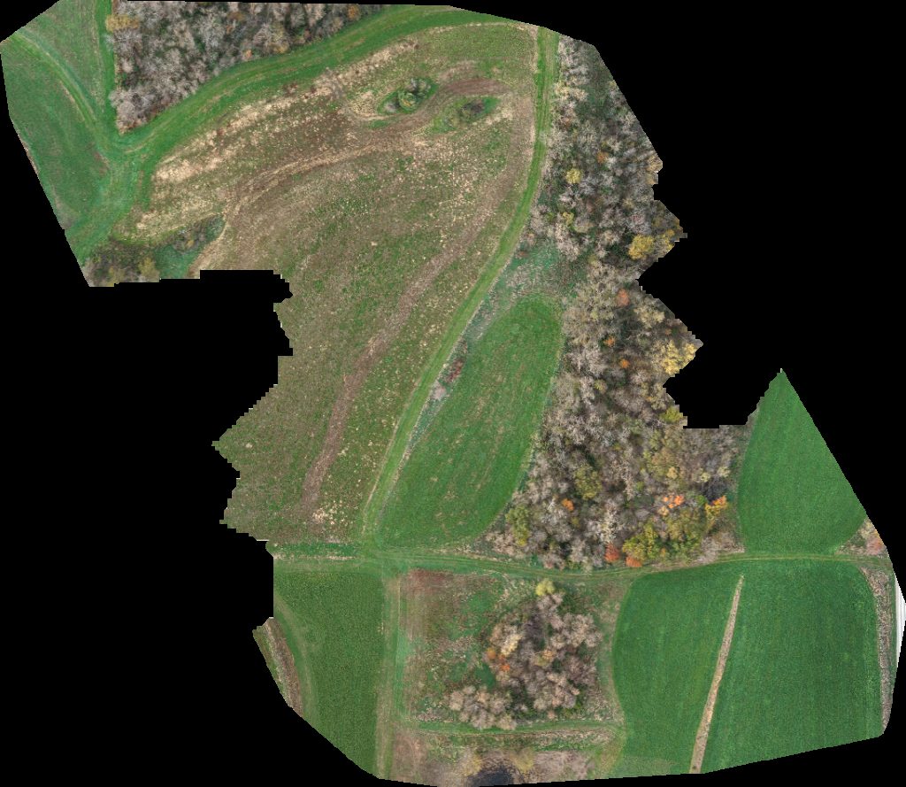 Drone map of Highland Hills Katahdins Bear Creek Anglers in bear creek Aerial drone map in Decorah, Ia, US