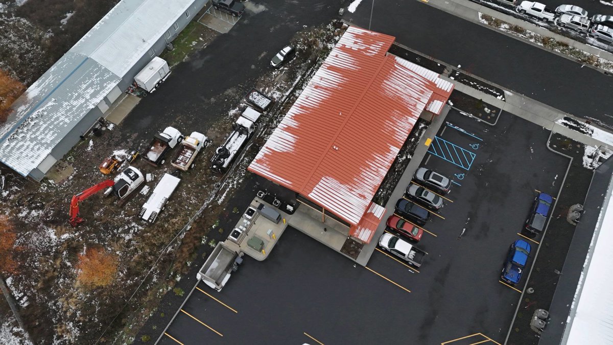 Drone 3d model of Axess Self Storage Northwest Management Inc Aerial drone 3d model in Moscow, Id, US