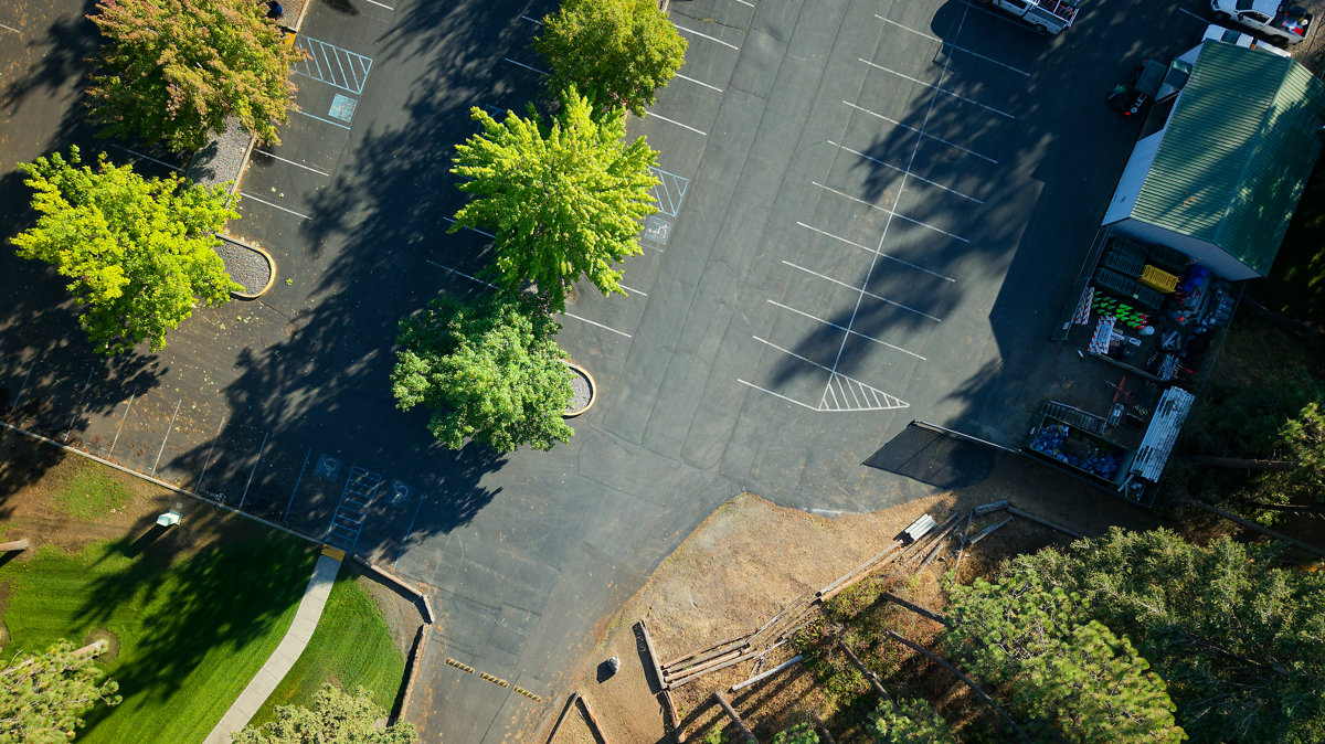 Drone 3d model of Festival Public Swimming Aerial drone 3d model in Post Falls, Id, US