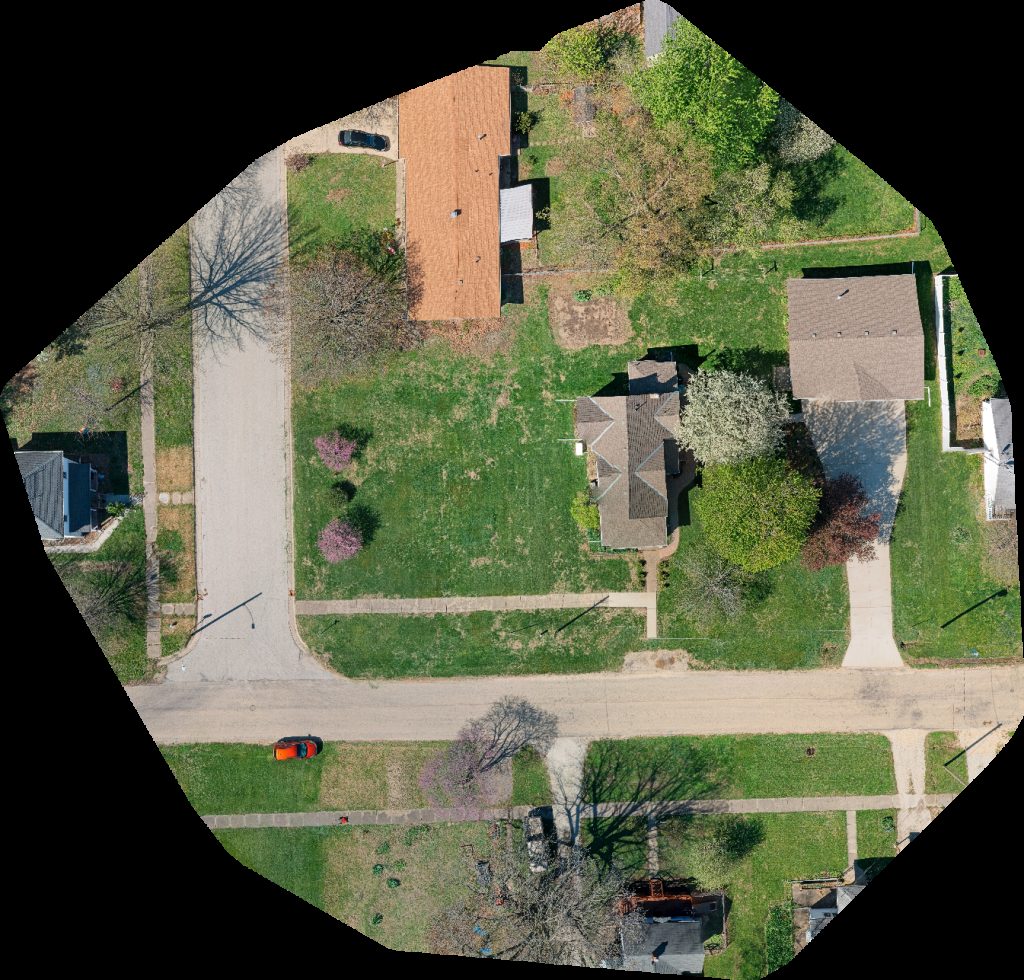 Drone map of Parking Lot SavageSweeper in parking lot Aerial drone map in Galva, Il, US