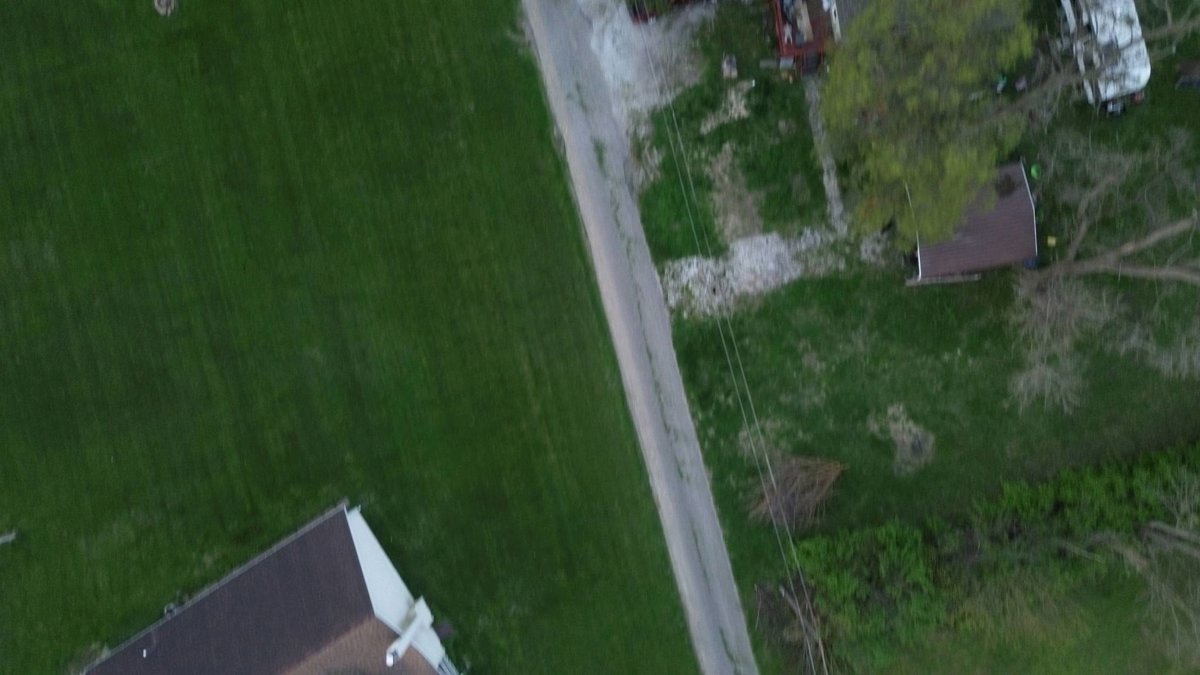 Drone 3d model of Little Duckling Childcare CSX Transportation in lake sullivan Aerial drone 3d model in Sullivan, In, US