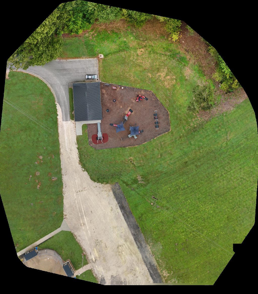 Thumbnail preview for Drone Map of Pleasant View Apartments Community Park in West Baden Springs, Indiana, United States