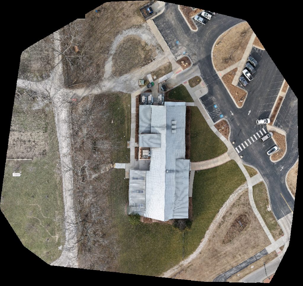 Drone map of Olga Calvo Tergolino MS LMFT Venues At 061 in Two Trails Aerial drone map in Olathe, Ks, US