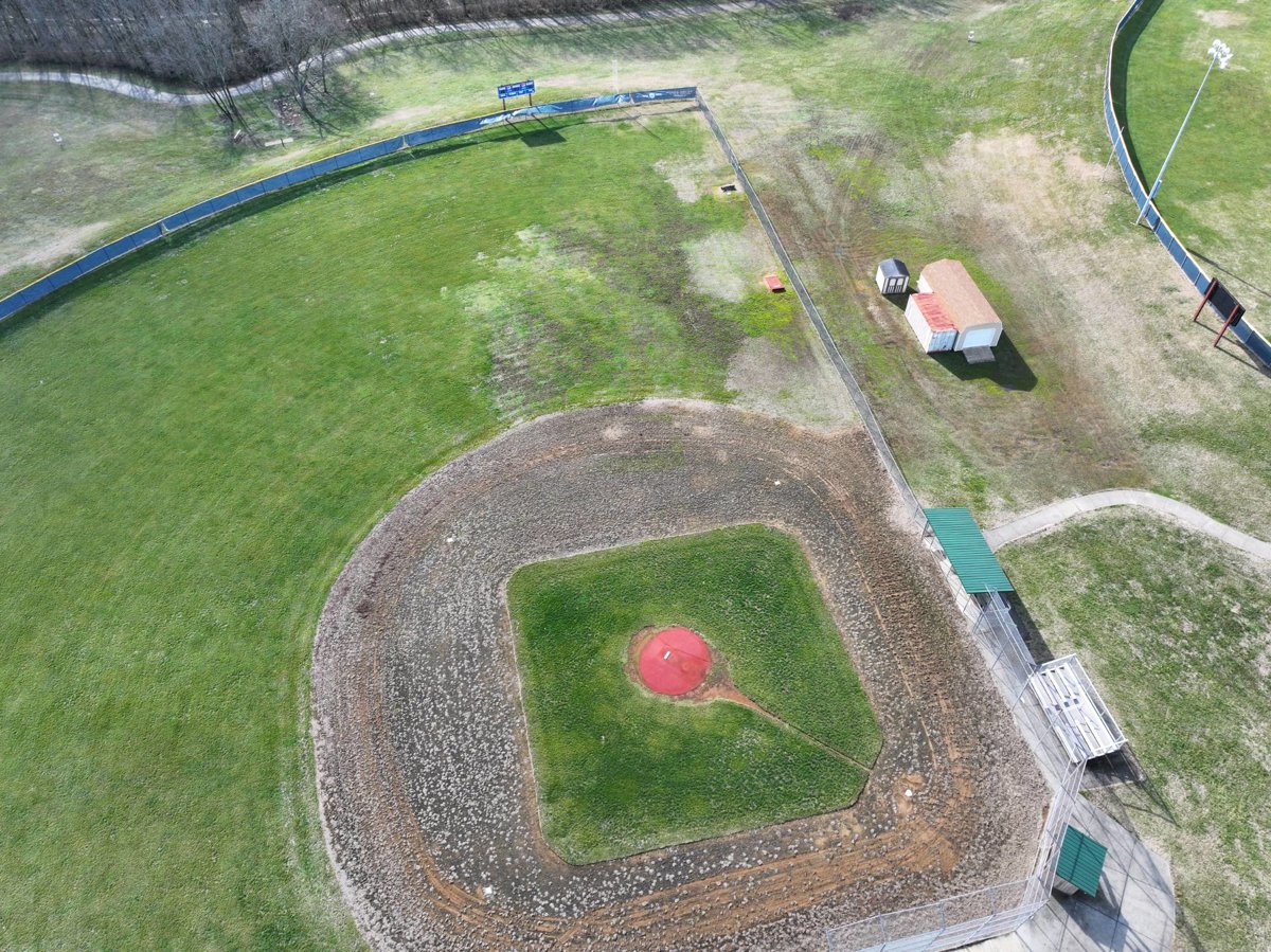 Drone 3d model of Veteran s Park Disc Golf Course Veterans Shelter 4 in veterans park Aerial drone 3d model in Lexington, Ky, US