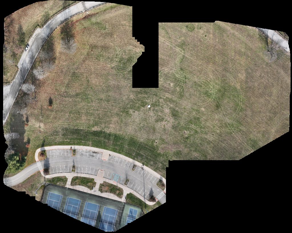 Drone map of ChargePoint Charging Station RC Sailplane Soaring Field in charlie vettiner Aerial drone map in Louisville, Ky, US