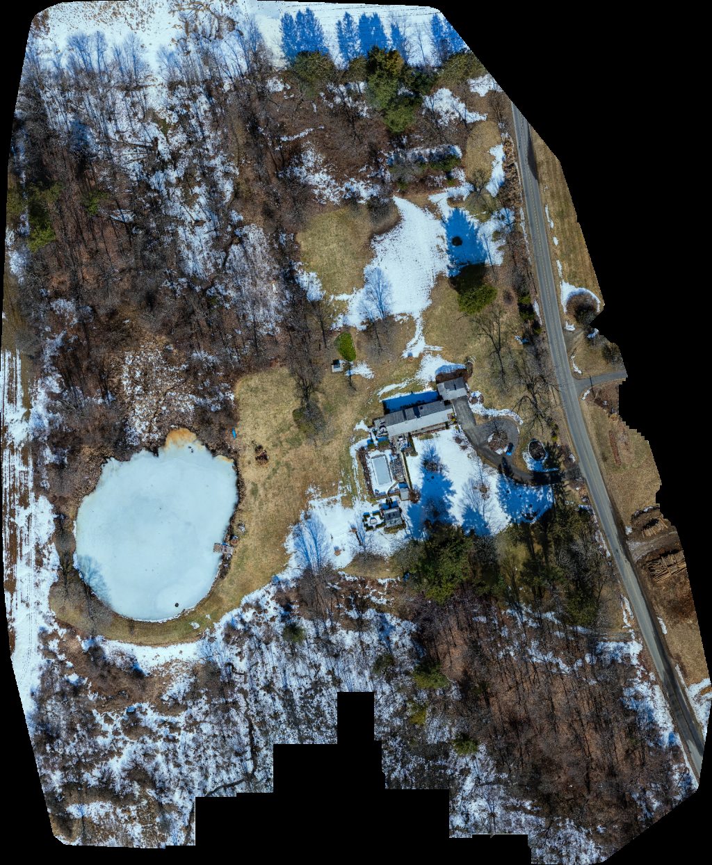 Drone map of Whitney by Avantstay Private Berkshires Estate Wander in berkshires estate Aerial drone map in Sheffield, Ma, US