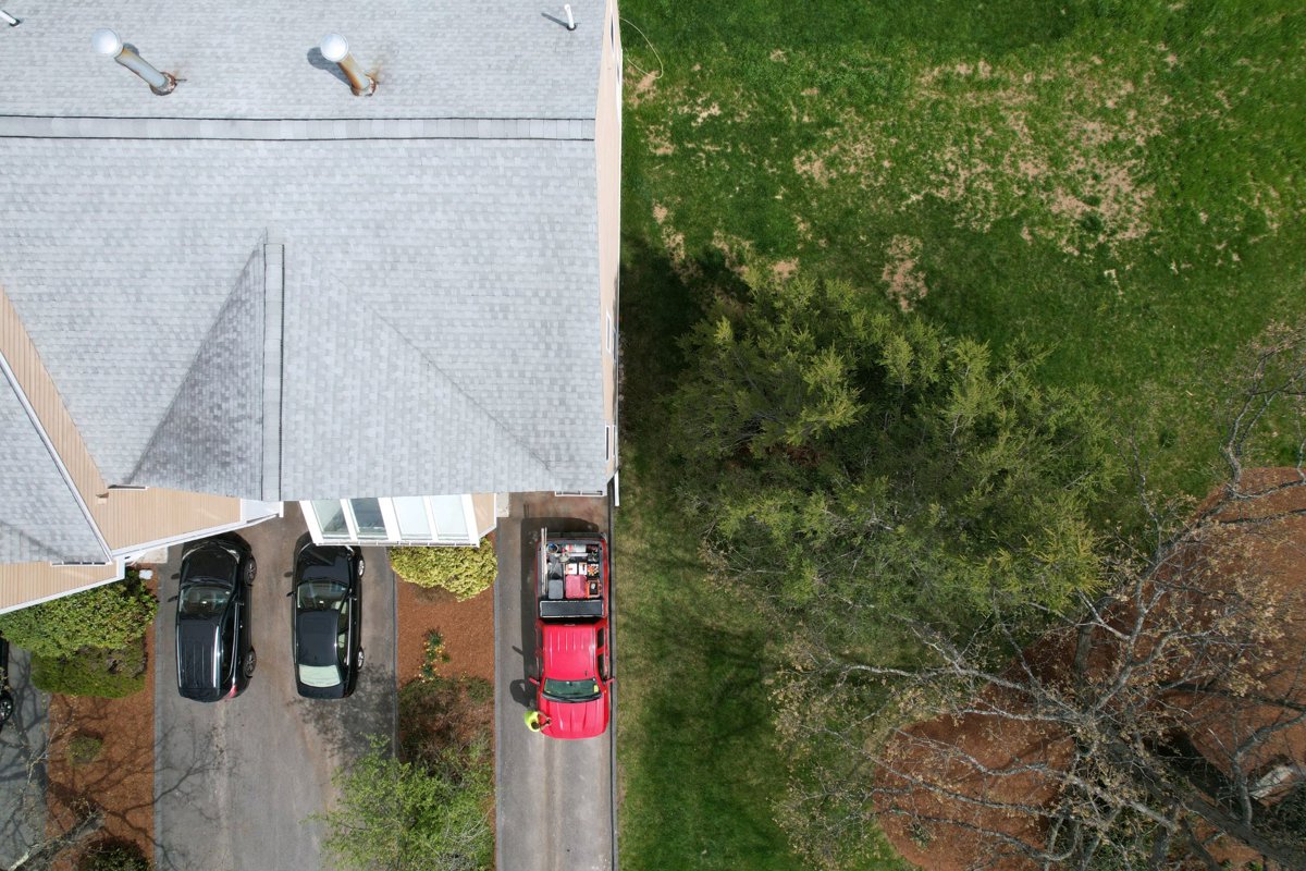 Drone 3d model of Sage Stitch Studio Taurana in West Tatnuck Aerial drone 3d model in Worcester, Ma, US
