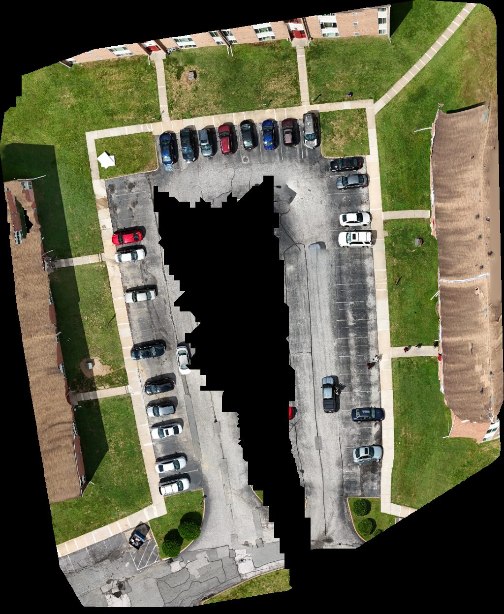 Drone map of Serious Gains Beyond Clean LLC in refuge temple Aerial drone map in Aberdeen, Md, US