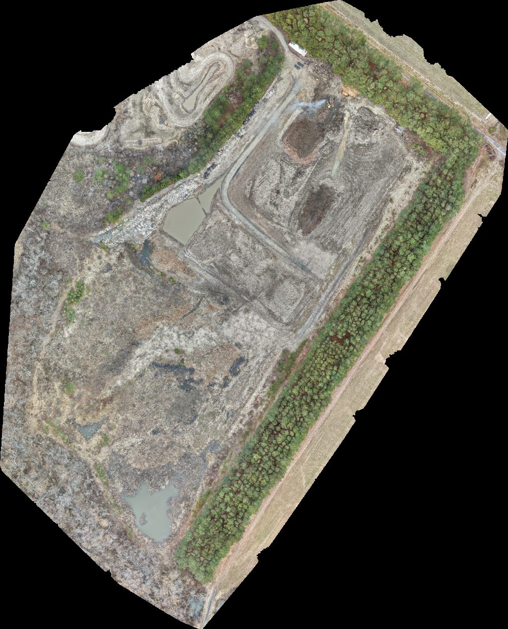 Drone map of The Landing MX Park Bryan Sons LLC Aerial drone map in Easton, Md, US